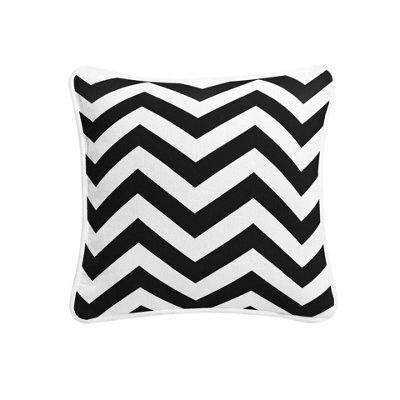 ARLinens Chevron Cushion Covers 100% Cotton Geometric Desin Zigzag Style Cushion Cases In 18X18" Pack Of 2 from B&Q
