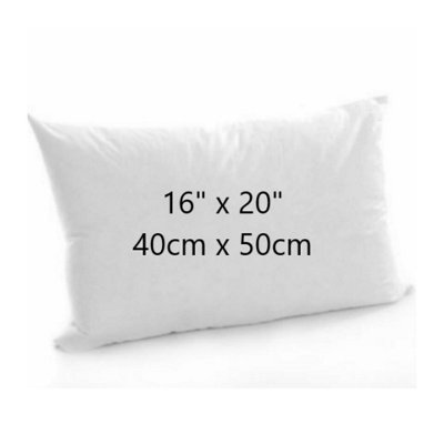 ARLinens Oblong Cushion Pads Rectangular Shape Cushion Insert Hollowfiber Filled Inner Fillers Extra Filled Cushion from B&Q