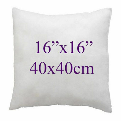 ARLinens Cushion Pad Hollowfiber Inner Insert Scatter Filler Deep Filled Plum Cushion from B&Q