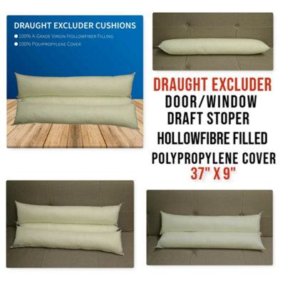 ARLinens Draught Excluder Insulator Draft Guard Door Stopper Energy Saving Cushion 9X37'' from B&Q