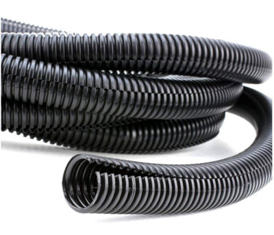MKGT Cable Flexible Conduit Sheathing Split Loom Harness 5 Metres 12mm from B&Q