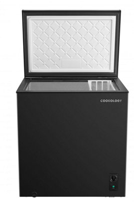 Cookology Ccfz198Bk 198L Freestanding Chest FreezerFridge ModeTemp ControlOutbuilding Safe4 StarBlack from B&Q