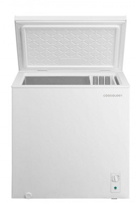 Cookology Ccfz198Wh 198L Freestanding Chest FreezerFridge ModeTemp ControlOutbuilding Safe4 StarWhite from B&Q