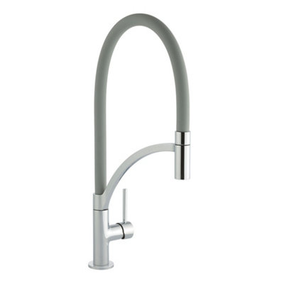 Cookology Giglio Pull Out Kitchen Tap Â Single Lever (Chrome Graphite Grey) 5060729974445 - Image 3