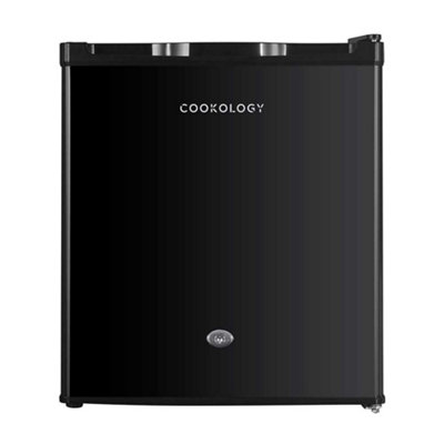 Cookology Mfr42Lkbk 42L Mini FridgeTabletopChiller BoxLockAdj. TempReversible DoorLegsBlack from B&Q
