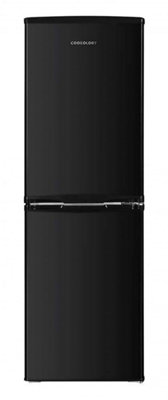 Cookology 142L Freestanding 50/50 Fridge FreezerAdjustable TempLed Light4 StarBlack from B&Q