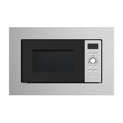 Cookology Built-In Microwave 800W Integrated 20LCbm20Lss Stainless Steel from B&Q