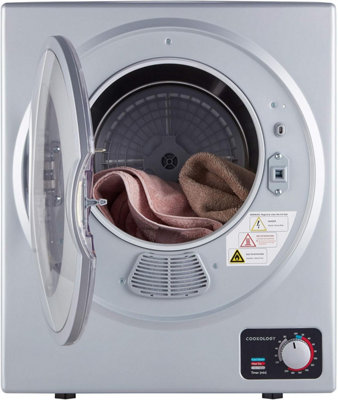Cookology 2.5Kg Freestanding Mini Vented Tumble DryerSilver from B&Q