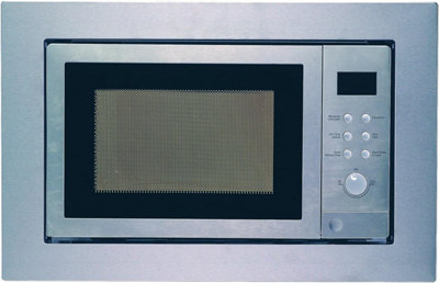 Cookology 25L Integrated Combi Microwave With Grill 900WStainless Steel from B&Q