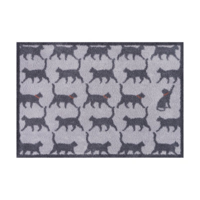 Kleen-Tex Turtle Mat Design Tailgate Grey 60X85 from B&Q