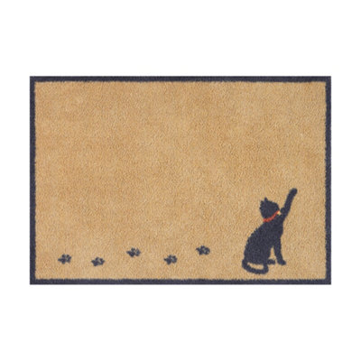 Kleen-Tex Turtle Mat Design Cat Walk Neutral 60X85 from B&Q