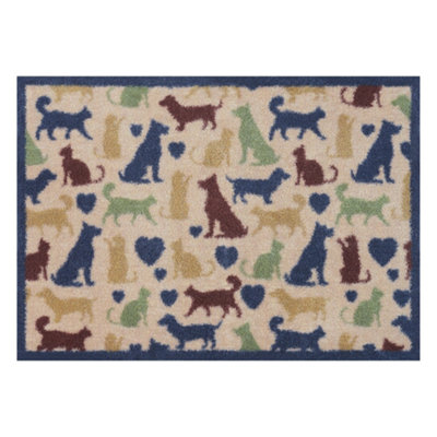 Kleen-Tex Turtle Mat Design Cats And Dogs 60X85 from B&Q