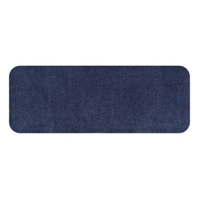 Kleen-Tex Turtle Mat Plain Latex Blue 75X200 from B&Q