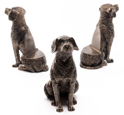 B&Q -  Sitting Labrador Plant Pot FeetSet Of 3