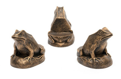 Jardinopia Frog Plant Pot Feet - Set Of 3 - L7 X W4.5 X H6.5 Cm