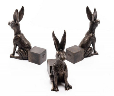 Jardinopia Large Sitting Hare Plant Pot FeetSet Of 3 from B&Q