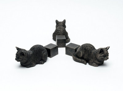 Jardinopia Sleeping Cat Stretching Out Plant Pot Feet - Set Of 3 - L12.5 X W5.5 X H4.5 Cm