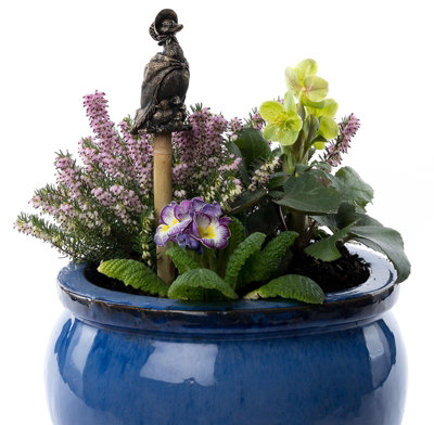 Jardinopia Beatrix Potter Jemima Puddle-Duck Cane Or Stake Topper (Ccbp0003)L4.5 X W6 X H9.5 Cm from B&Q
