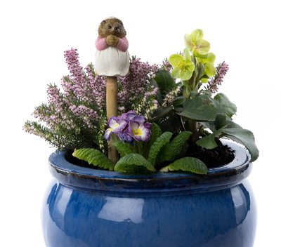 Jardinopia Beatrix Potter Mrs Tiggy-Winkle Cane Or Stake Topper (Ccbp0004C)L4 X W4.5 X H8 Cm from B&Q