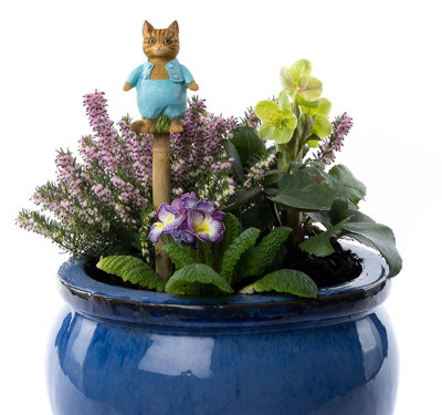 Jardinopia Beatrix Potter Tom Kitten Cane Or Stake Topper (Ccbp0007C)L5.5 X W3.5 X H9 Cm from B&Q