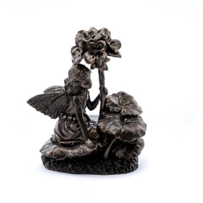 Potty Feet Plant Pot TrioBronze Geranium Fairy from B&Q