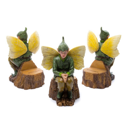Potty Feet Plant Pot TrioElm Tree Fairy from B&Q
