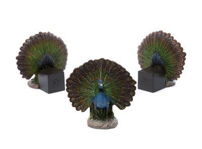 Jardinopia Peacock Plant Pot FeetSet Of 3L8.5 X W5.5 X H8.5 Cm from B&Q