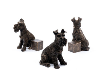 Jardinopia Schnauzer Plant Pot Feet - Set Of 3 - L7 X W8 X H1 Cm