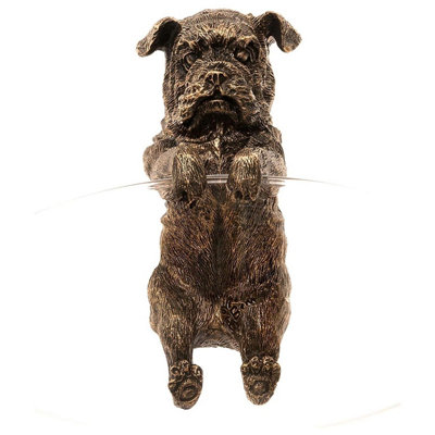 Jardinopia Pot Buddies Plant Pot Ornament- Dog-  British Bulldog from B&Q