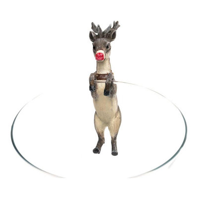 Jardinopia Christmas Pot Buddies Plant Pot OrnamentRudolph The Reindeer from B&Q