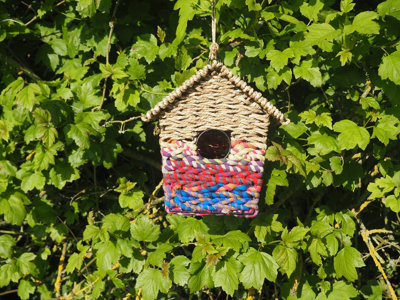 JardinopiaMunja & Sari House Shaped Jute Bird Box Nester from B&Q