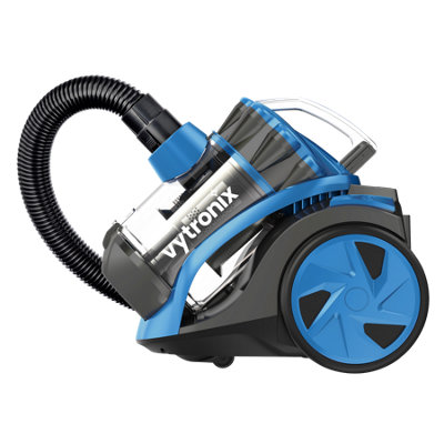 Vytronix Powerful 2L Compact Cyclonic Bagless Cylinder Vacuum Cleaner Blue