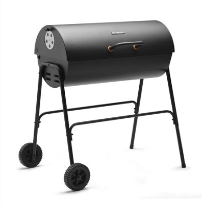 Vytronix Big Smokey Charcoal Bbq Portable Barbecue Smoker Non-Stick Grill Warming Rack from B&Q