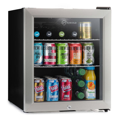 Subcold Super 50 Led Drinks FridgeStainless Steel from B&Q