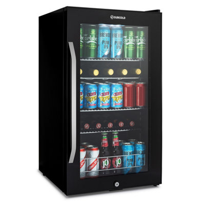 Subcold Ace 100 Led Touch Control Drinks Fridge Black from B&Q