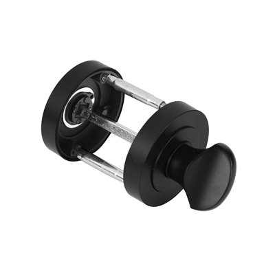 Z701 Matt Black Bathroom Egress Thumbturn Assembly With FixingsHandlestore from B&Q