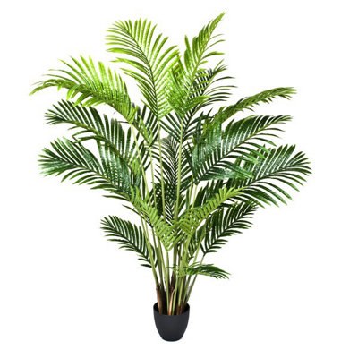 GreenBrokers Artificial Real Touch Areca Phoenix Palm Tree In Pot 150Cm/5Ft from B&Q