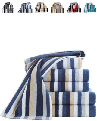 TheWhiteWater Limited Gift Bale Set Of 4 Pcs Blue Towels 100% Natural Cotton from B&Q