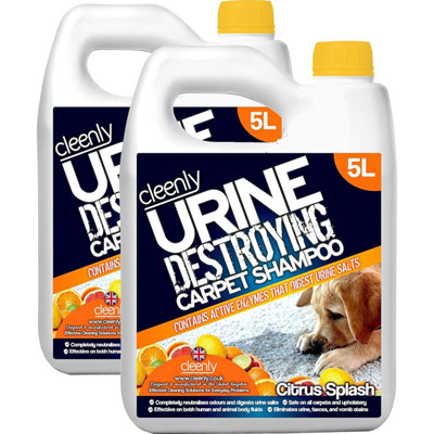 Cleenly Enzyme Destroying  Carpet Shampoo Cleaning Detergent (10 Litres)Digests Salts from B&Q