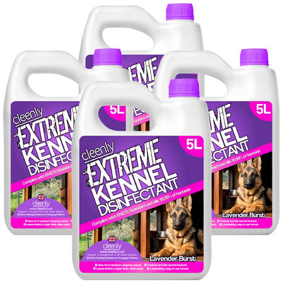 Cleenly Extreme Kennel DisinfectantDeodoriserAnd Cleaner (20L)Lavender Fragrance from B&Q
