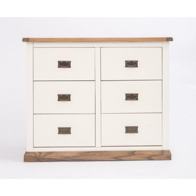 B&Q -  Tropea 6 Drawer Chest Of Drawers Bras Drop Handle
