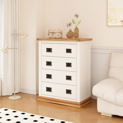 B&Q -  Tropea 4 Drawer Chest Of Drawers Bras Drop Handle