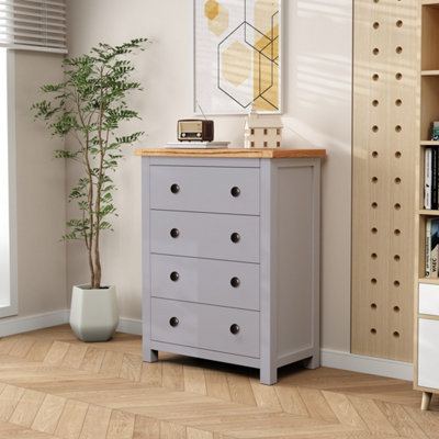 Cabinet Bits Mirano 4 Drawer Chest Of Drawers Brass Knob from B&Q