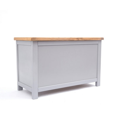 Cabinet Bits Mirano Grey Blanket Box Ottoman from B&Q
