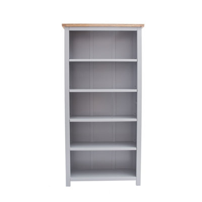 Cabinet Bits Mirano Grey Bookcase 180X90X30Cm from B&Q