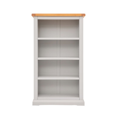 Cabinet Bits Loreo Bookcase 120X70x25cm Light/Grey