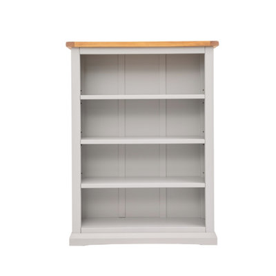 Cabinet Bits Light/Grey Loreo Bookcase 120X90x25cm