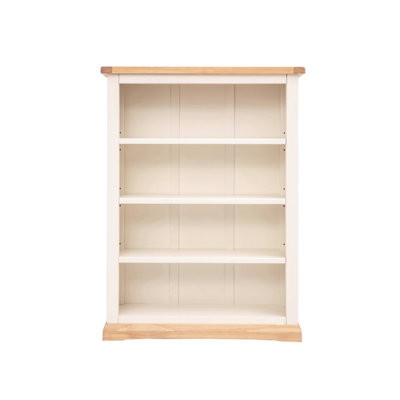 Rackhams White Bookcase With Plinth 120X90x25cm - Off - Image 4