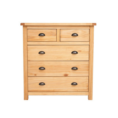 Cabinet Bits Lugo 5 Drawer Chest Of Drawers Brass Cup Handle from B&Q
