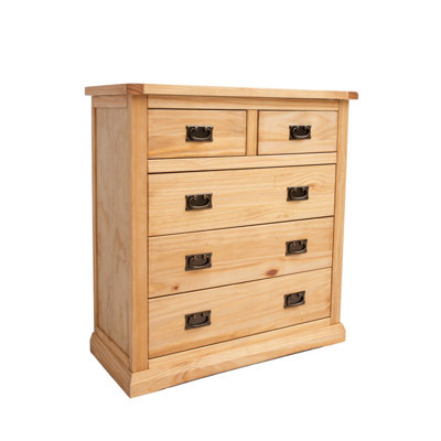 B&Q -  Lucca 5 Drawer Chest Of Drawers Bras Drop Handle